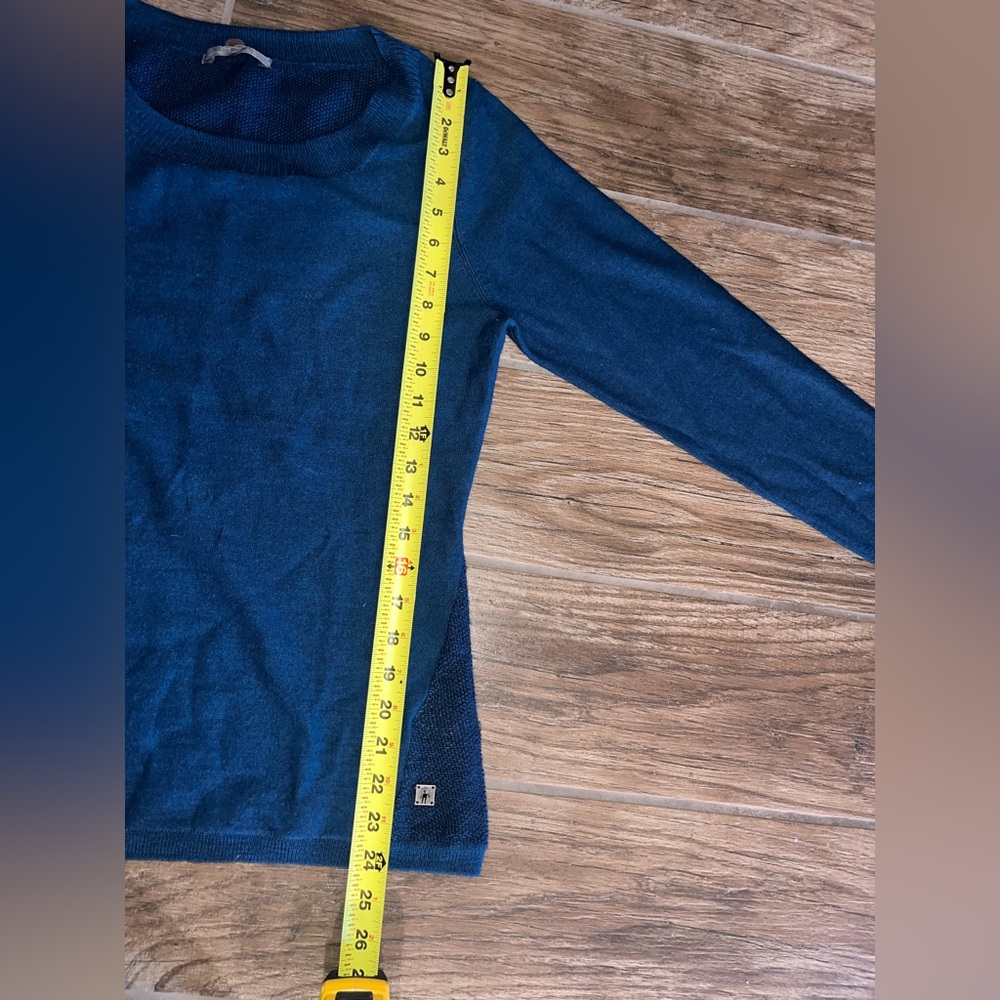 Smartwool women’s teal sweater - Picture 6 of 7